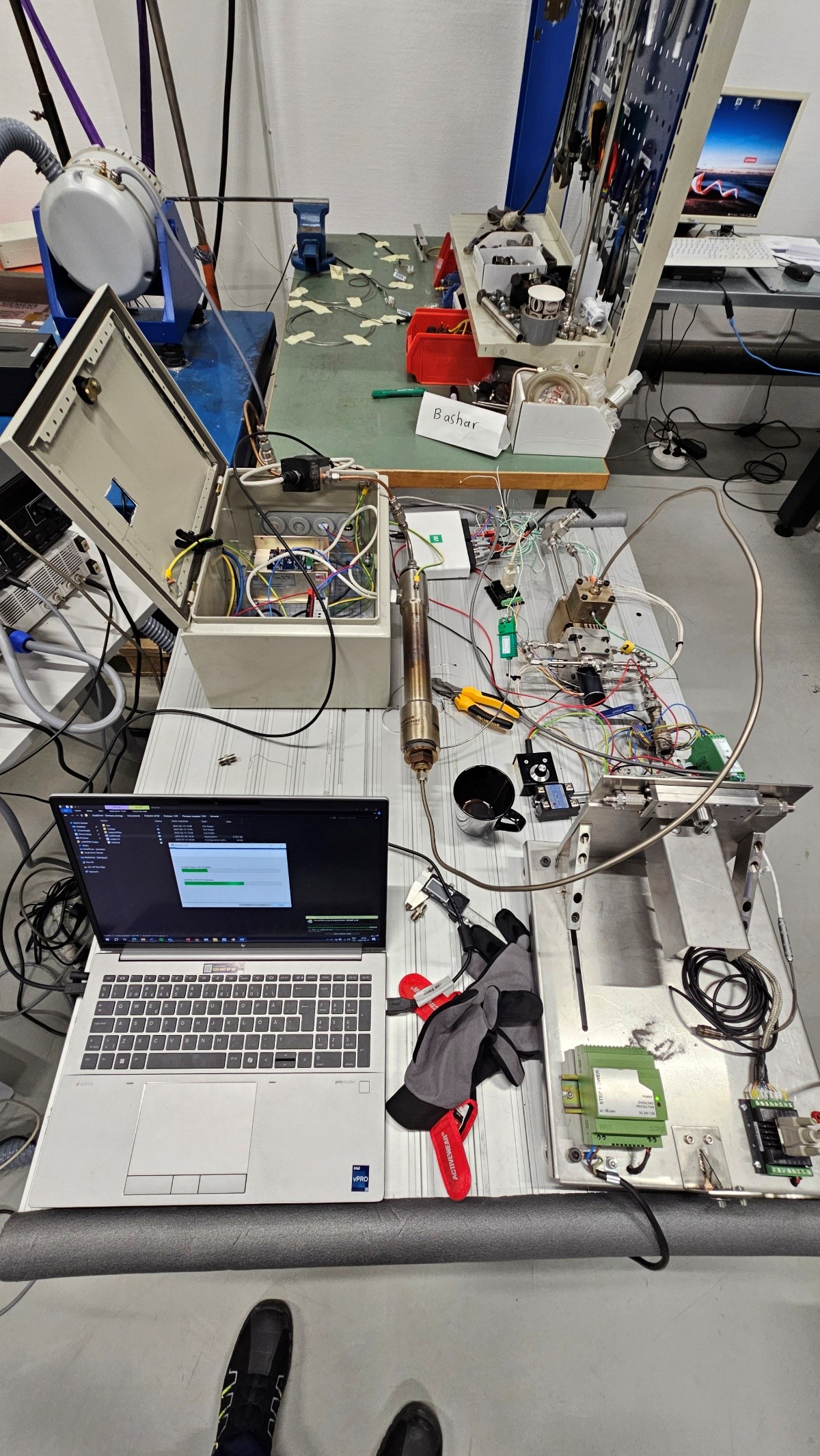 Pulsatorn test rig in the Siemens Energy lab